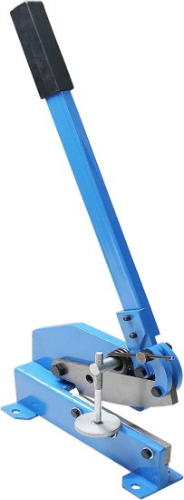 Hand Plate Shear 8",Manual Metal Cutter Cutting Thickness 6mm Thick Max,Metal Steel Frame Snip Machine Benchtop for Shear Carbon Steel Plates