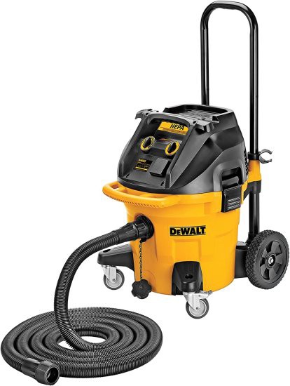 Dewalt デウォルト Dust Extractor with Automatic Filter 10-Gal (DWV012)  Yellow