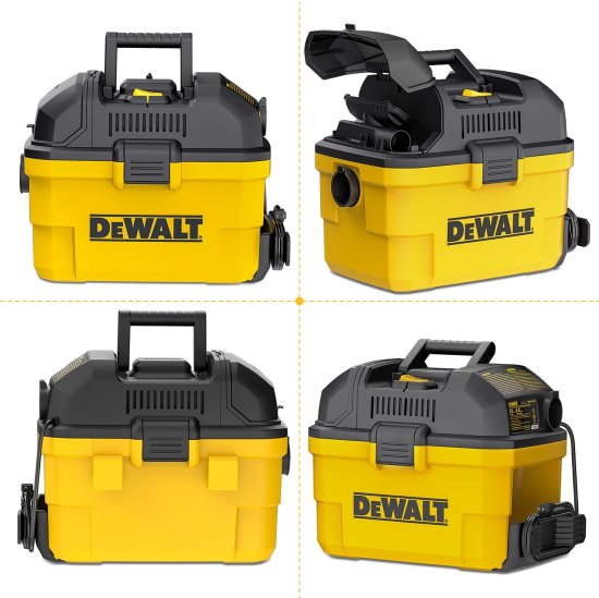 Dewalt デウォルト Portable 6 Gallon 5 Horsepower Wall-Mounted Garage Wet Dry Vacuum Cleaner DXV06G_3