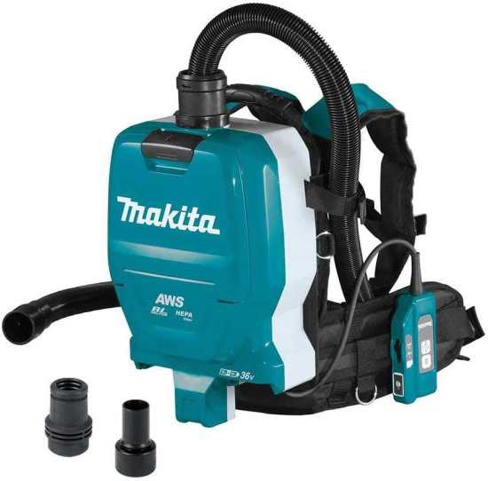 Makita マキタ XCV10ZX 18V X2 LXT? Lithium-Ion (36V) Brushless Cordless 1/2 Gallon HEPA Filter Backpack Dry Dust Extractor AWS?