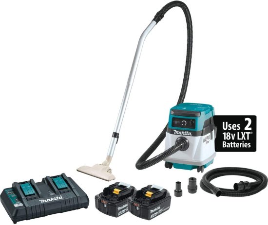 Makita マキタ XCV13PT 18V X2 (36V) LXT? Lithium-Ion Cordless/Corded 4 Gallon HEPA Filter Dry Dust Extractor/Vacuum Kit (5.0Ah)の通販は