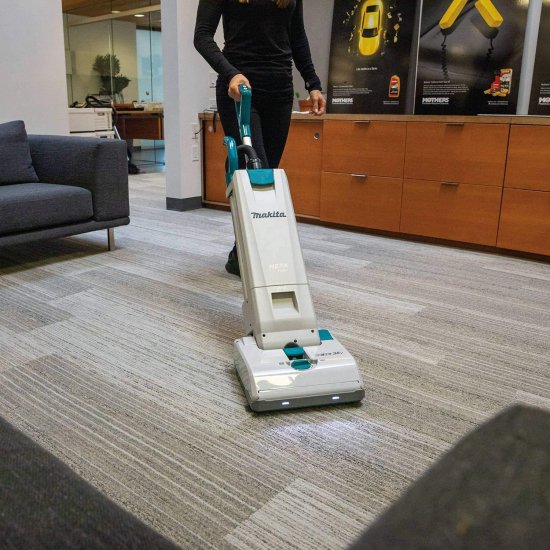 Makita マキタ XCV19PG 18V X2 (36V) LXT? Lithium-Ion Brushless Cordless 1.3 Gallon HEPA Filter 12" Upright Vacuum (6.0Ah)_7
