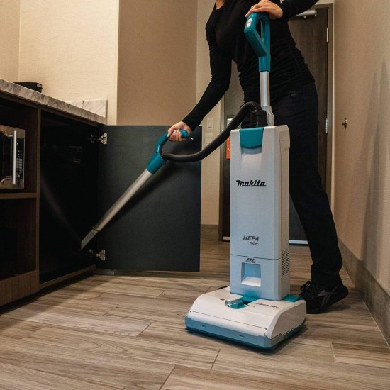 Makita マキタ XCV19PG 18V X2 (36V) LXT? Lithium-Ion Brushless Cordless 1.3 Gallon HEPA Filter 12" Upright Vacuum (6.0Ah)_8