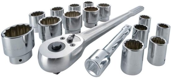 CRAFTSMAN Socket Set, 3/4-Inch Drive, 16-Piece (CMMT12036)