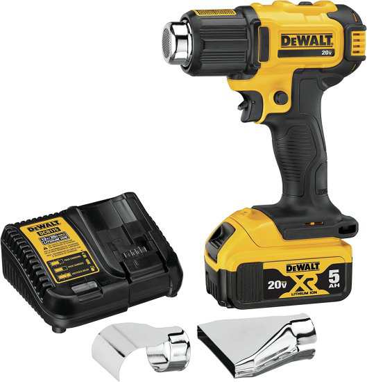 Dewalt デウォルト 20V MAX Cordless Heat Gun (DCE530P1)