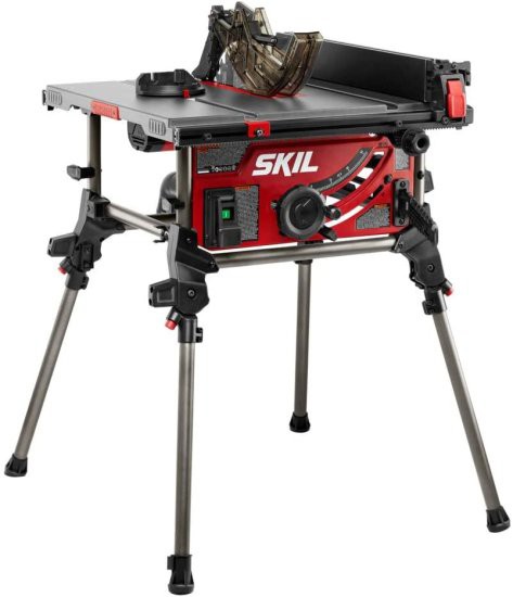 SKIL 15 Amp 10 Inch Table Saw with Stand- TS6307-00