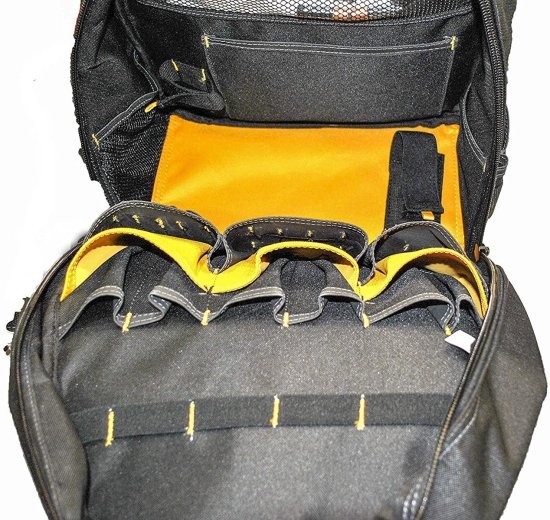 Dewalt デウォルト DGL523 Lighted Tool Backpack Bag, 57-Pockets_4