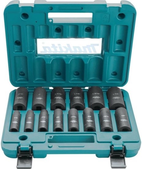 Makita マキタ A-96372 1/2" Drive Impact Socket Set (14 Piece)