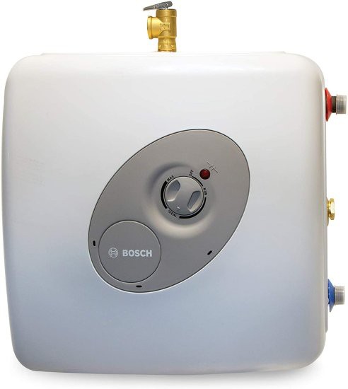 BOSCH ボッシュ Electric Mini-Tank Water Heater Tronic 3000 T 7-Gallon (ES8) - Eliminate Time for Hot Water - Shelf Wall or Floo