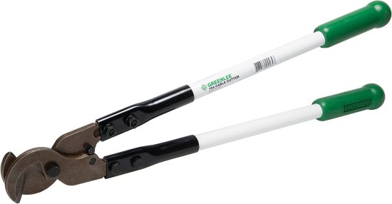 Greenlee - Cutter,Cable-Scissor (704), Cable Termination (704), Green &amp; White