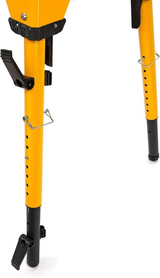 Dewalt デウォルト Adjustable Height Portable Steel Welding Table and Work Bench, 18 x 46-inch Tabletop, Folding Legs, Carrying Handle, and Cord_6