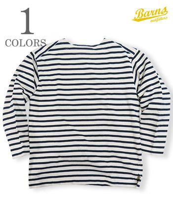 BARNS バーンズ 長袖|ボーダー|バスクシャツ『Firmer Border L/S T-Shirt』【アメカジ・ミリタリー】BH241004