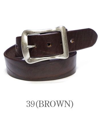 バーンズ 栃木レザー ショルダーレザーベルト BARNS SHOULDER LEATHER BELT LE-4168_2