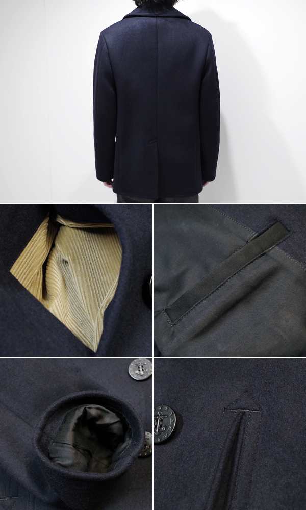 バスリクソンズ ENLISTED MENS OVERCOAT ピーコート BUZZ RICKSONS PEA COAT NAVAL CLOTHING FACTORY BR11554