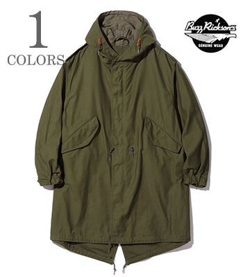 BUZZRICKSON’S バズリクソンズ コットンサテン|PARKA SHELL|モッズコート『Type M-51 BUZZ RICKSON CLOTHES』【アメカジ・ミリタリー】B