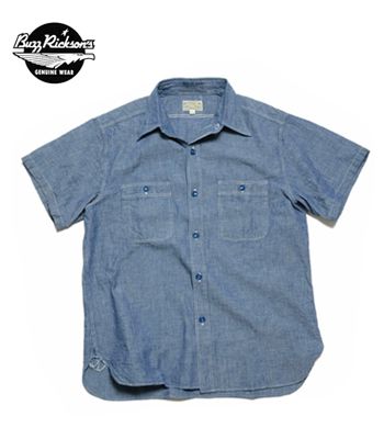 BUZZ RICKSONS バズリクソンズ BLUE CHAMBRAY WORK SHIRT BR35856