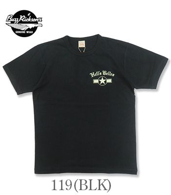 BUZZ RICKSONS バズリクソンズ 半袖|Made in JAPAN|GOVERNMENT ISSUE|プリントT-Shirt『316th FTR.SQ. Hells Belles SST』【アメカジ・ミリタリー】BR79576_1