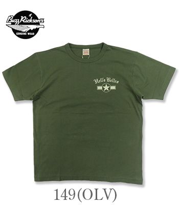 BUZZ RICKSONS バズリクソンズ 半袖|Made in JAPAN|GOVERNMENT ISSUE|プリントT-Shirt『316th FTR.SQ. Hells Belles SST』【アメカジ・ミリタリー】BR79576_3