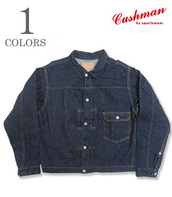 CUSHMAN クッシュマン Special Sewing Jeans|ワンウォッシュ『13.5oz. XX DENIM FIRST MODEL』【アメカジ・ワーク】21393