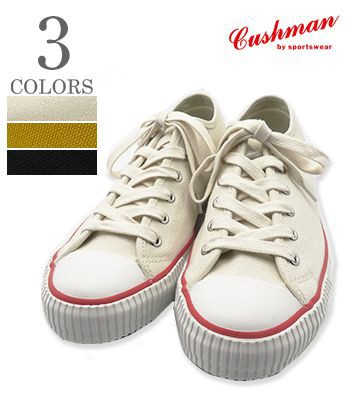 CUSHMAN クッシュマン ローカット|キャンバススニーカー『50s STYLE LOWCUT SNEAKER』【アメカジ・カレッジ】29290