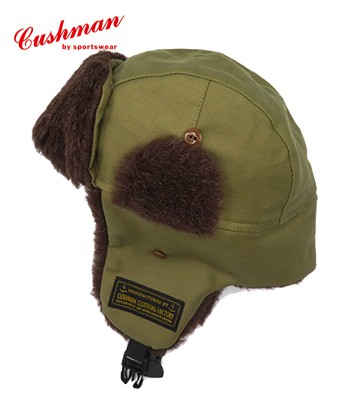 CUSHMAN クッシュマン コットンサテン|アルパカ|アビエイター|フライトキャップ『AVIATOR CAP』【アメカジ・ミリタリー】29340