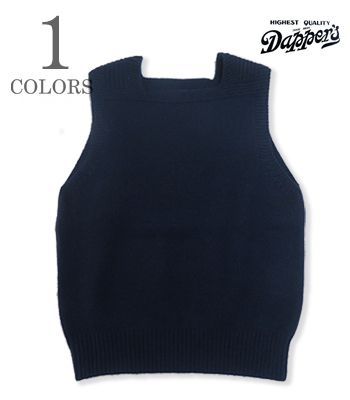 Dappers ダッパーズ エクストラファインウール|ニットベスト『Classical A.R.C Style Woolen Knit Vest』【アメカジ・ワーク】1745の通販は