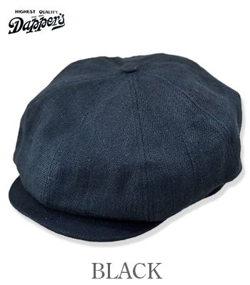 Dappers ダッパーズ リネンツイル|クラシカルキャスケット『Classical Casquette TypeB』【アメカジ・ワーク】1793B_1