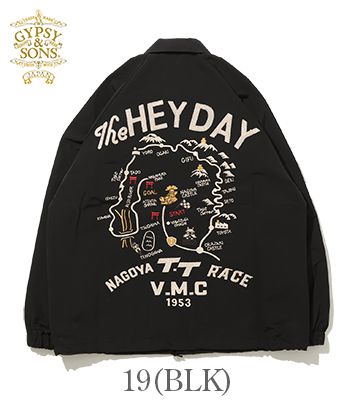 GYPSY＆SONS ジプシーアンドサンズ ロクヨンクロス|コーチジャケット『HEY DAY 60/40 COACH JACKET』【アメカジ・モーターサイクル】GS2449912 GYPSY＆SONS ジプシーアンドサンズ ロクヨンクロス|コーチジャケット