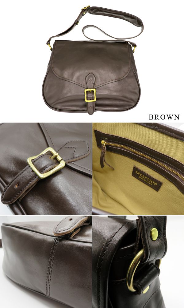 インセプション ホースハイド ショルダー メールバッグ INCEPTION HORSEHIDE MAIL BAG Medium IPHSB-11_6