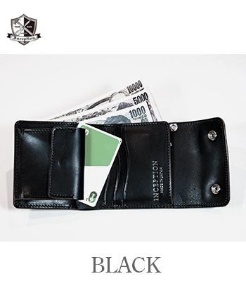 INCEPTION インセプション ホースバット|ショートウォレット|トラッカーType『HORSE BUTT LEATHER TRUCKER WALLET』【アメカジ・財布】IPW-08_4