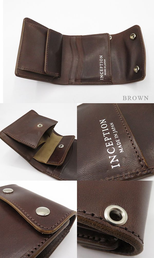 INCEPTION インセプション ホースバット|ショートウォレット|トラッカーType『HORSE BUTT LEATHER TRUCKER WALLET』【アメカジ・財布】IPW-08_7