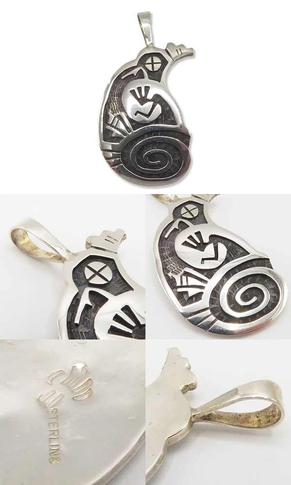 ホピ「Willis Humeyestewa」オーバーレイ シルバー リング 指輪 INDIAN