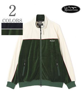 MANASTASH マナスタッシュ ベロア|ジャージ|トラックジャケット『VELVET TRACK JACKET』【アウトドア・カレッジ】792-4252013