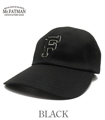 Mr. FATMAN ミスターファットマン T/Cツイル|デニム|ベースボールキャップ|ストラップバック『F BASEBALL CAP』【アメカジ・ワーク】5252002_1