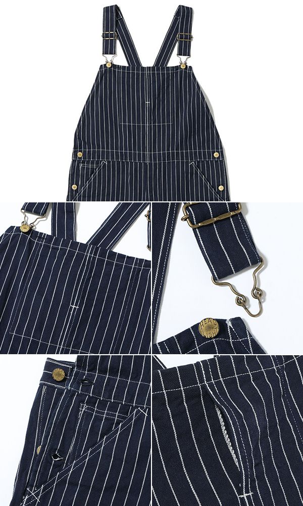 WLDR　ヘッドライト　スペシャルウーブンストライプデニム　ローバック HEAD LIGHT ヘッドライト 実名復刻 8oz.ウーブンストライプデニム|ロー