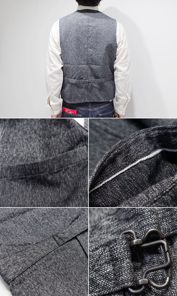 シュガーケーン|SUGAR CANE ワークベスト 9oz.COTTON COVERT WORK VEST SC12795 シュガーケーン|SUGAR CANE ワークベスト 9oz.COTTON COVERT WORK VEST