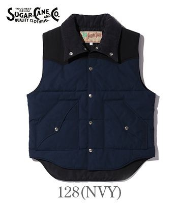 SUGARCANE シュガーケーン 中綿|パディングベスト 『T/C PADDING VEST