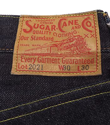 SUGAR CANE シュガーケーン スタンダード|スリムテーパード|レングス30|32『14.25oz STANDARD DENIM 2021MODEL』【アメカジ・デニム】SC42021