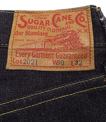 SUGAR CANE シュガーケーン スタンダード|スリムテーパード|レングス30|32『14.25oz STANDARD DENIM 2021MODEL』【アメカジ・デニム】SC42021