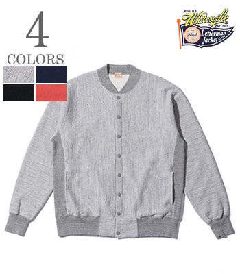 WHITESVILLE ホワイツビル セットインスリーブ|リバース切り替え|スナップスウェット『HORIZONTAL KINTTING BUTTON CARDIGAN』【アメカジ・カレッジ】WV69265の通販は