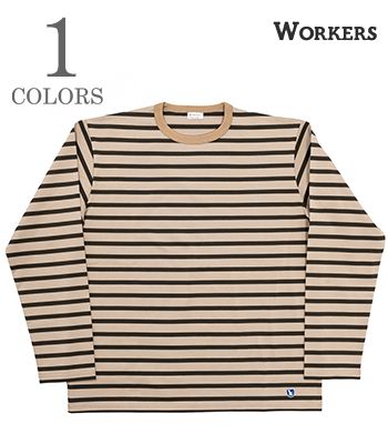 WORKERS ワーカーズ 長袖|クルーネック|ボーダーTEE『Border T Long,Crew』【アメカジ・カレッジ】25s-6-border