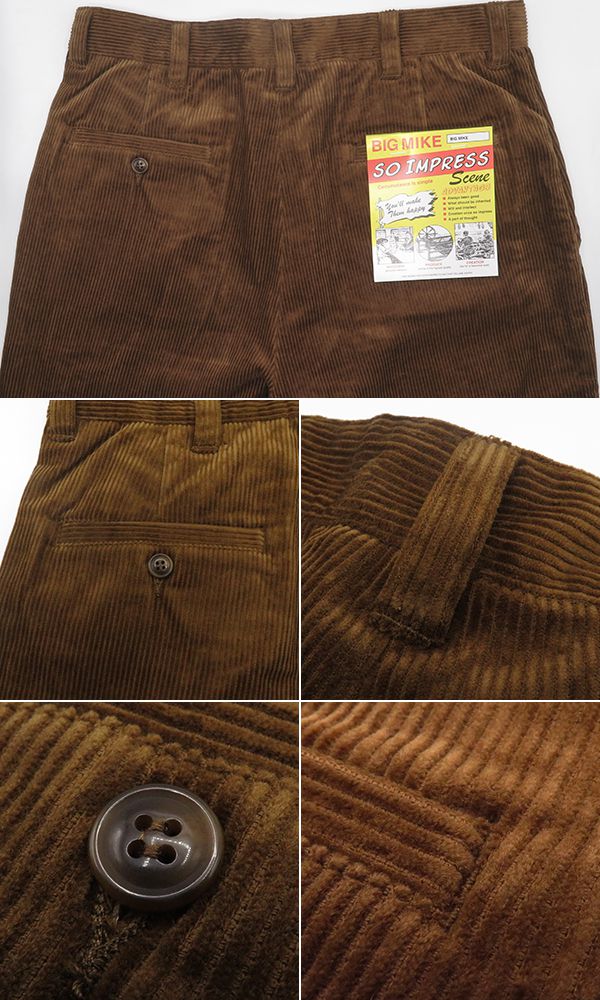 BIG MIKE ビッグマイク コーデュロイ|ワークパンツ『CORDUROY WORK PANTS』【アメカジ・ワーク】102447300の通販は