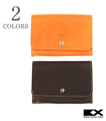Butler Verner Sails バトラーバーナーセイルズ Made in JAPAN|栃木レザー|ハーフウォレット『オイルレザー2つ折りウォレット』【アメカジ・財布】JA-1496