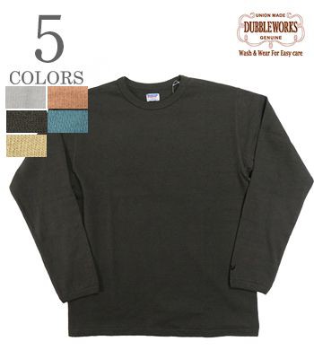 DUBBLEWORKS ダブルワークス 長袖|STAND WHEELER|ヘビーウエイト|クルーネック『HEAVY WEIGHT LONG SLEEVE TEE』【アメカジ・カレッジ】5