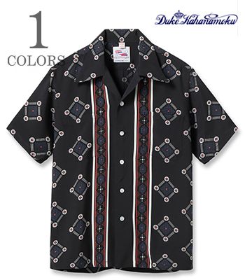 DUKE KAHANAMOKU SUN SURF サンサーフ SHORT SLEEVE RAYON ALOHA SHIRT 25MODEL|スペシャルエディション『WESTCOAST PATTERN』【アロハ・洋柄】DK39446