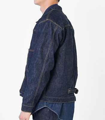 JAPAN BLUE ジャパンブルー アメリカ綿セルヴィッチデニム|1st Type|T-BACK|デニムジャケット『14.8oz. Denim Jacket』【アメカジ・ワーク】JBGJ1003