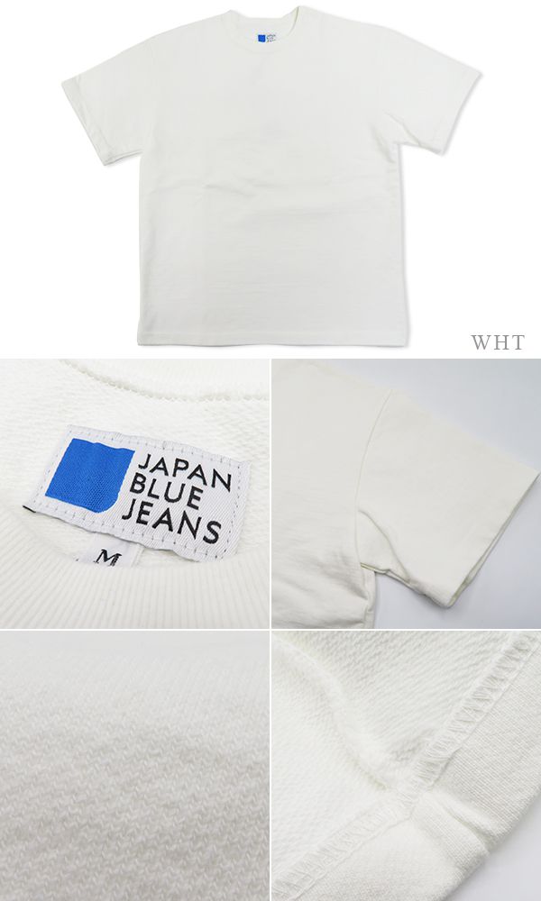 JAPAN BLUE ジャパンブルー 半袖|18ゲージ|ハードインレイ|スウェットTシャツ『18G Inlay Crew Tee』【アメカジ・ワーク】JBTS1010_5