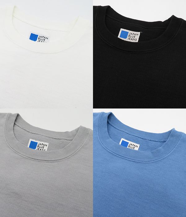 JAPAN BLUE ジャパンブルー 半袖|18ゲージ|ハードインレイ|スウェットTシャツ『18G Inlay Crew Tee』【アメカジ・ワーク】JBTS1010 JAPAN BLUE ジャパンブルー 半袖|18ゲージ|ハードインレイ|スウェットT