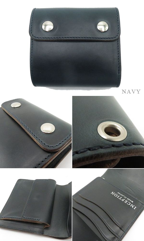 INCEPTION インセプション クロムエクセル|ショートウォレット|トラッカーType『CHROMEXCEL LEATHER TRUCKER WALLET』【アメカジ・財布】IPW-11_8