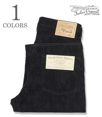 ORGUEIL オルゲイユ 14oz.セルビッジデニム|テイラージーンズ|ワイドストレート『Tailor Jeans Wide Straight』【アメカジ・ワーク】OR-102